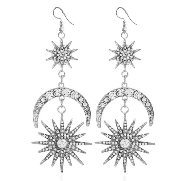 Image of Kylie Star & Moon Earrings