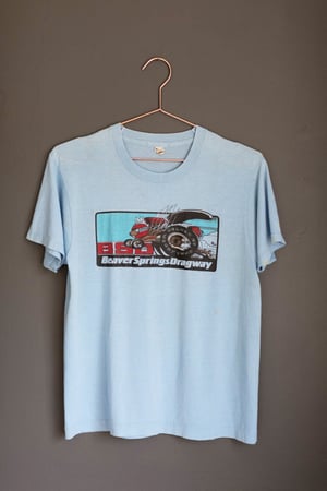 Image of Vintage Early 80's Beaver Springs Dragway Shirt 