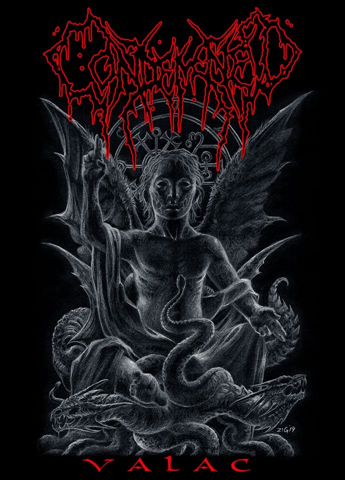 CONDEMNED Valac T-Shirt (Ultimae Ruination European Tour Shirt 2019)