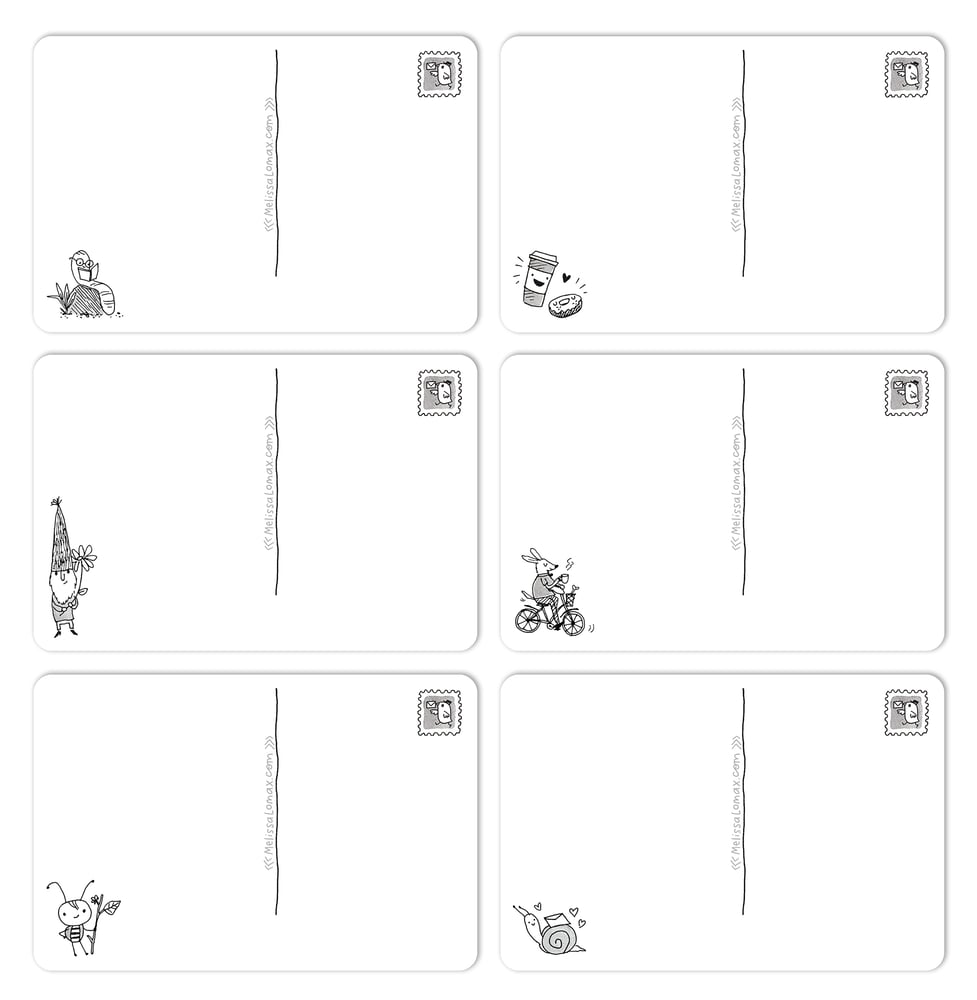 Image of Doodle Town Postcard Bundle