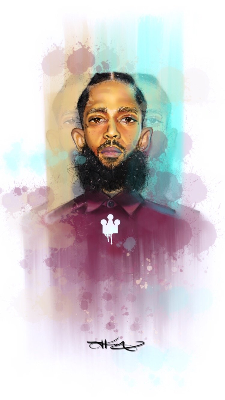 Image of “Nipsey Hussle x King” (Print)