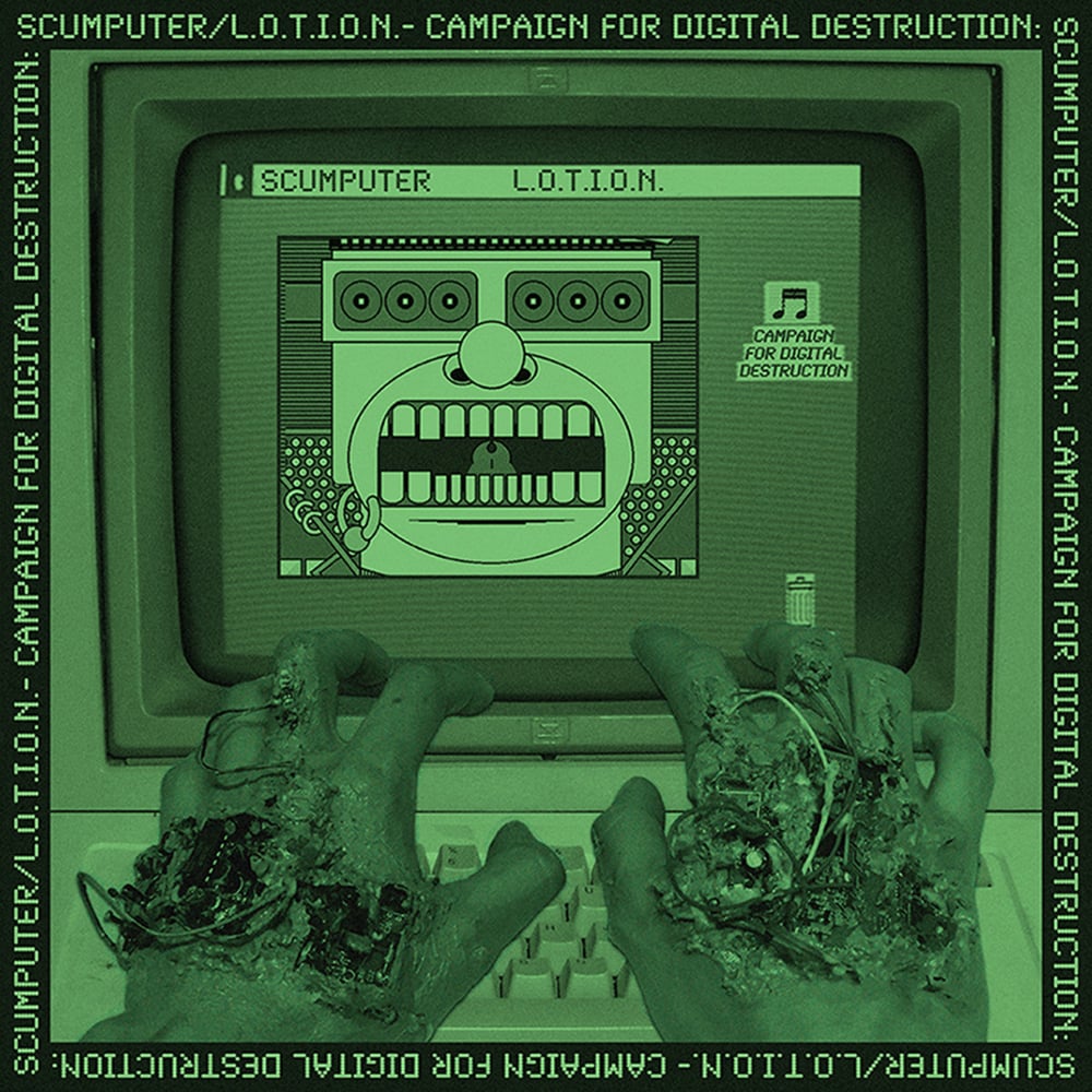 Image of L.O.T.I.O.N. / Scumputer - Split 12"