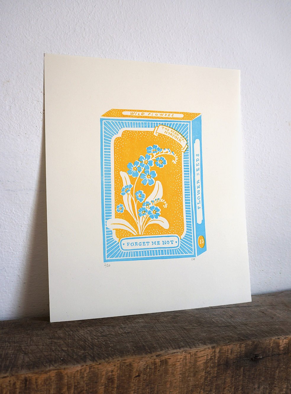 Image of April Print - Forget Me Not