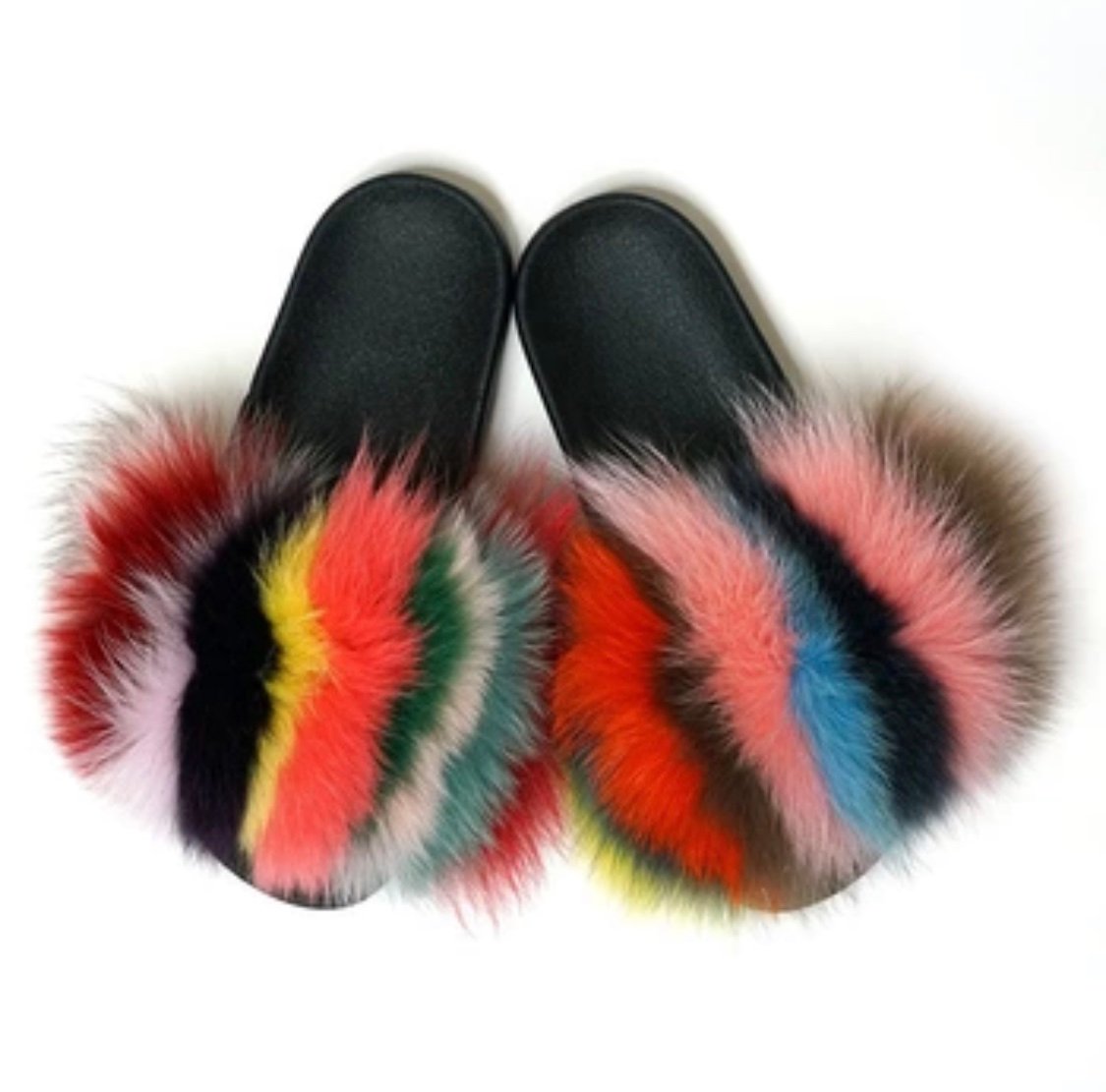 colorful fur slides