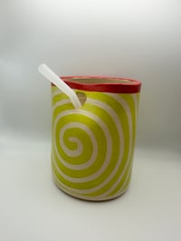 Image 1 of Chartreuse + Red Tumbler