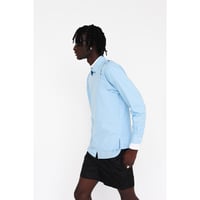 Image 4 of ANM260016 POPLIN SHIRT VEST OFFICE BLUE