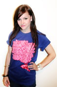 Image of Homesick Clothing - Stacked Font BLUE T-Shirt.