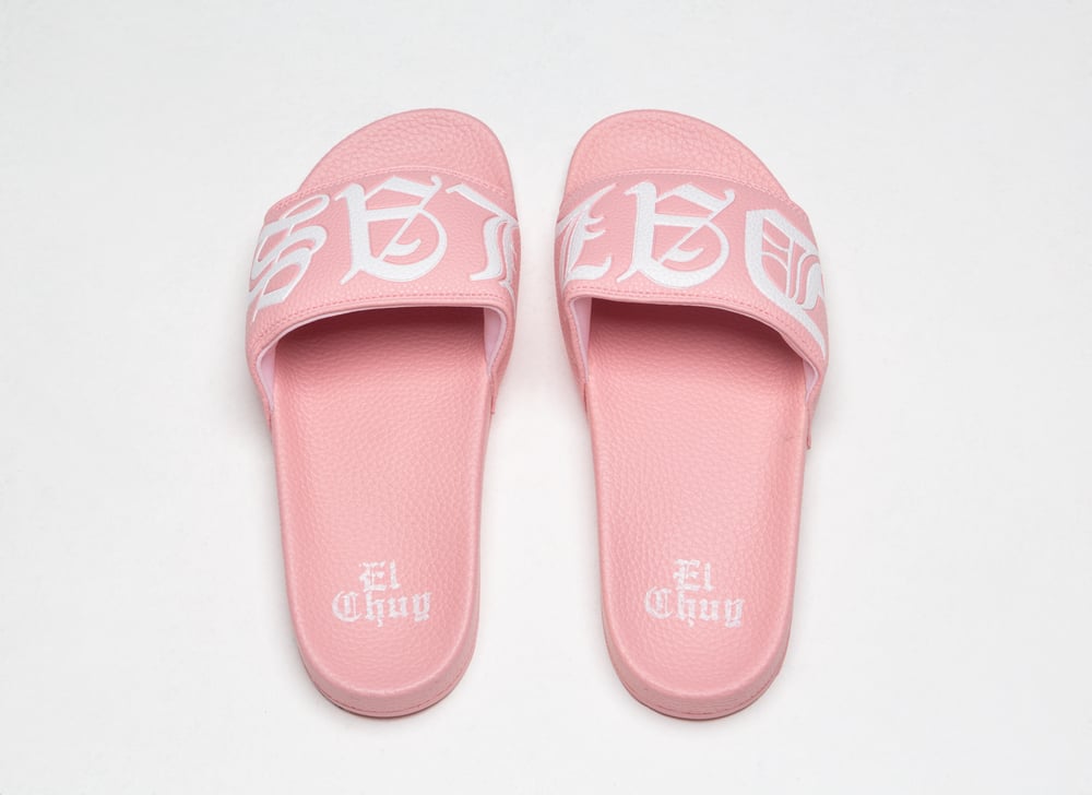 Image of DALLAS PINK SLIDES  KIDS AND ADULTS (PREORDER)