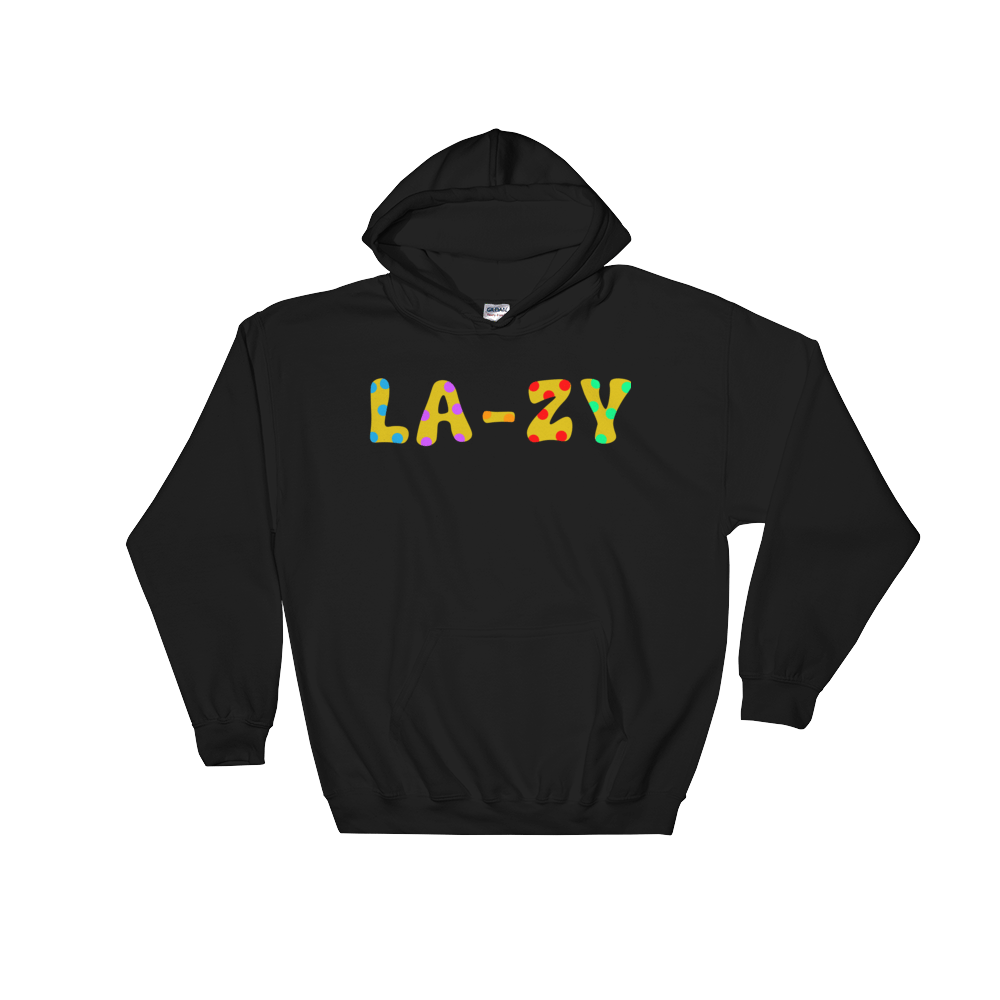 Image of LA-ZY Colorful Logo Hoodie