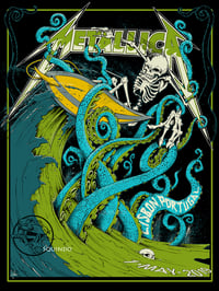 Image 1 of Official Metallica 5/1/19 Lisbon, Portugal WHITE VARIANT