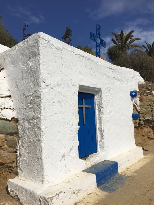 Image of EKLISAKI (little church) photo print + art card - Ayia Pelagia - Crete - GREECE