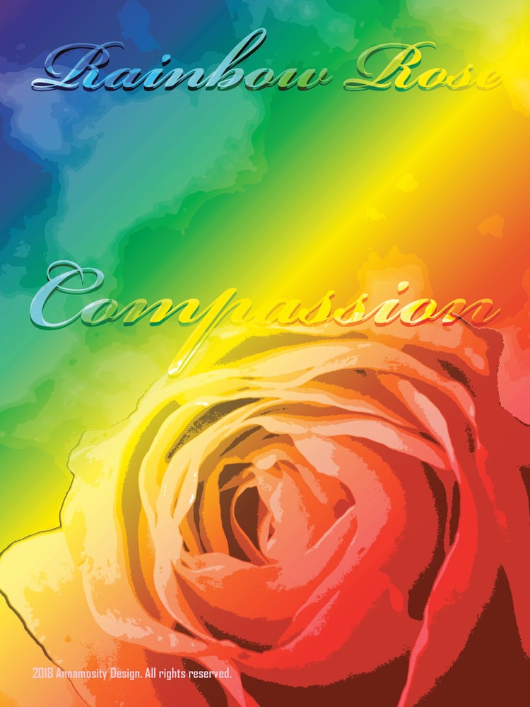Image of Rainbow Rose: Compassion