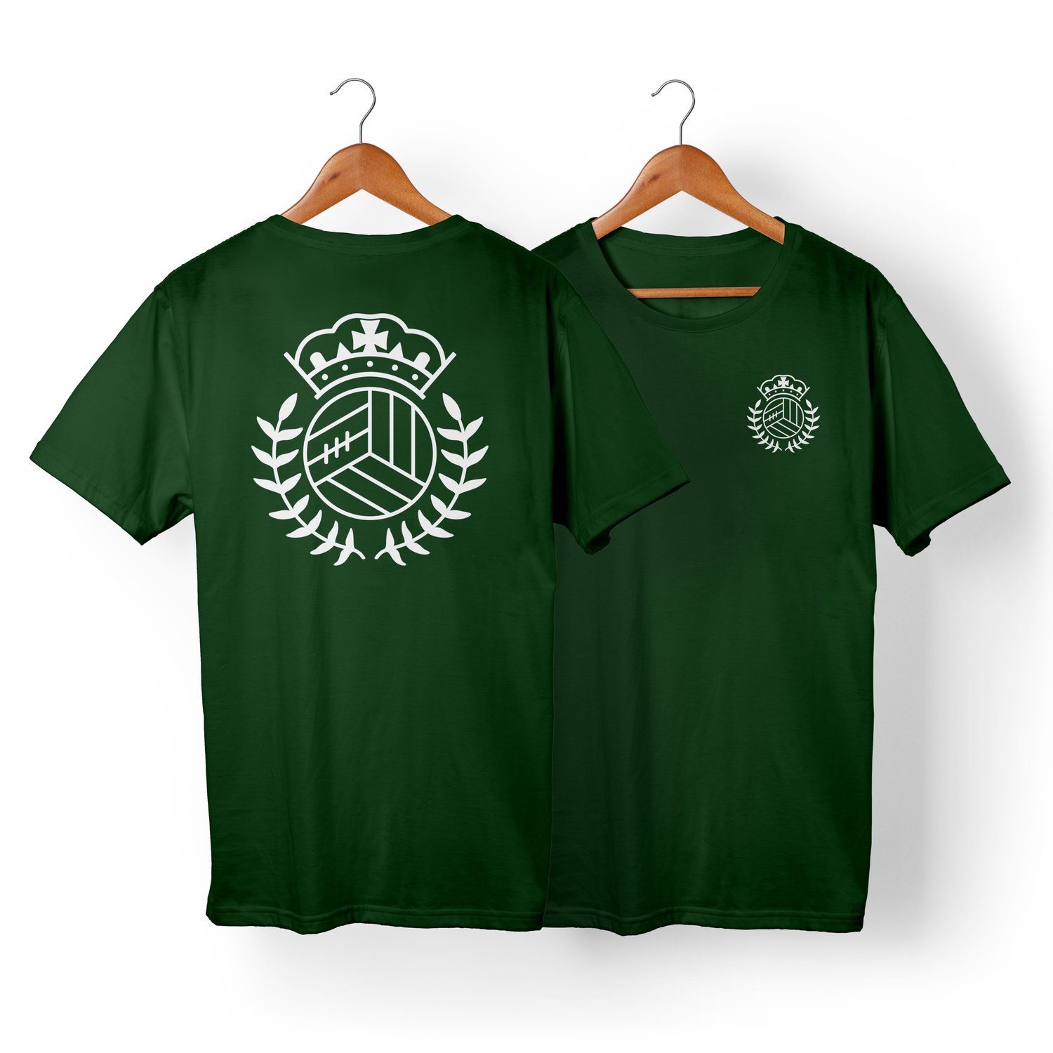 Image of Crown Logo – Bottle Green T-shirt 