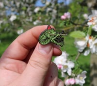 Image 1 of froggy boy pin badge 