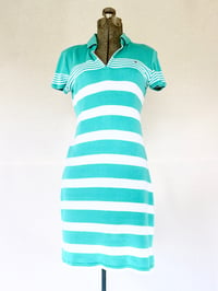 Tommy Hiliger Striped Polo Dress — S