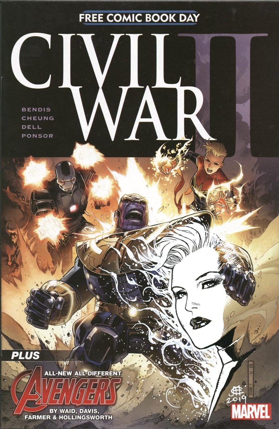 Image of CIVIL WAR II - FCBD - Captain Marvel Remarque