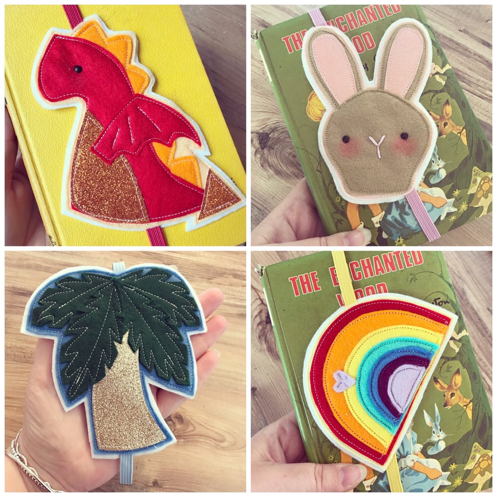 Image of More Elasticated Felt Bookmarks