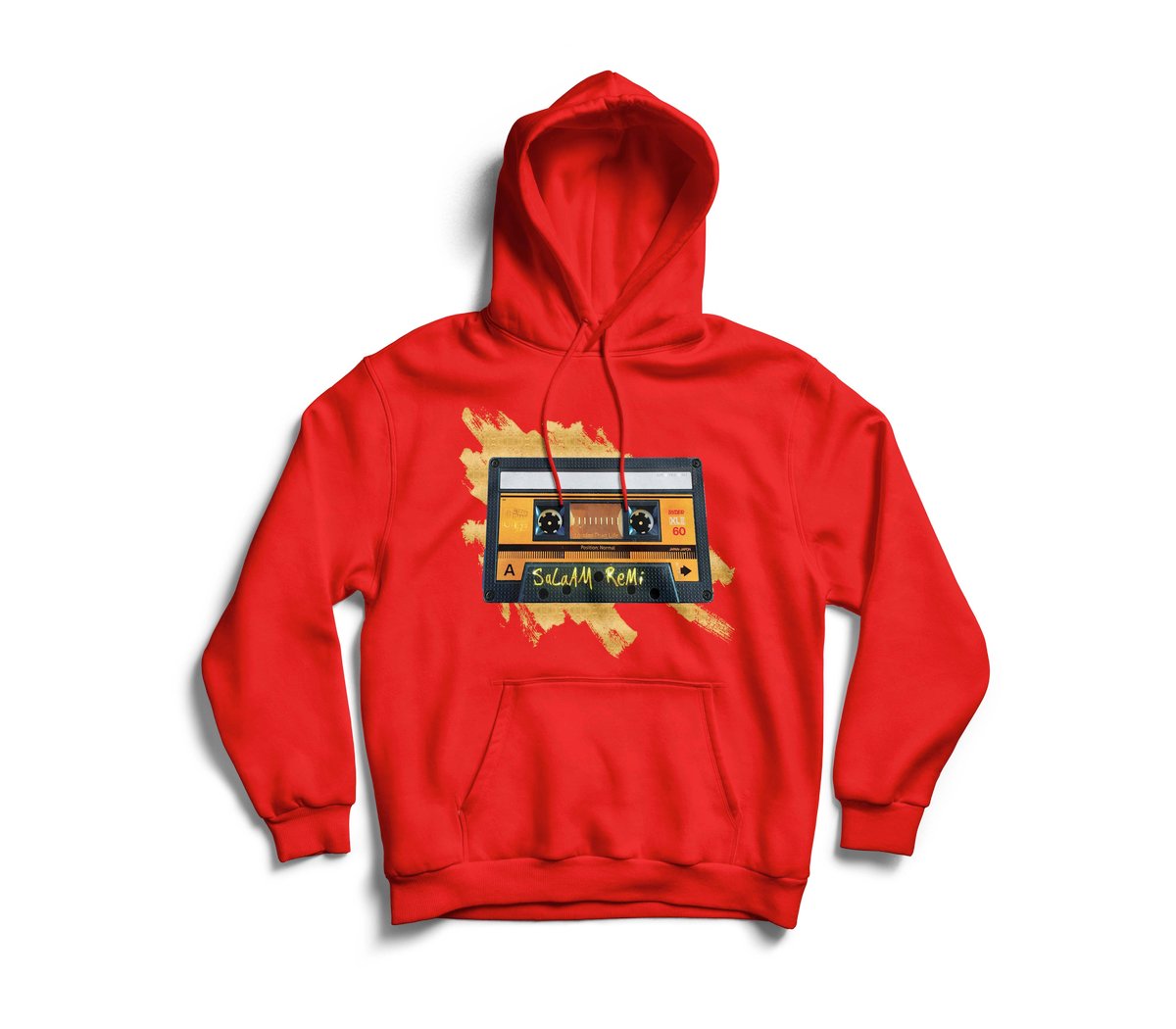 Image of Personalized Red "BeAt TaPe" Hoodie