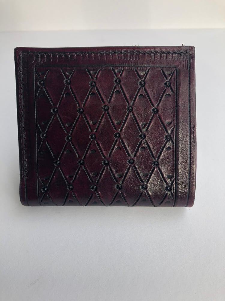 Image of 2 card slot folding wallet