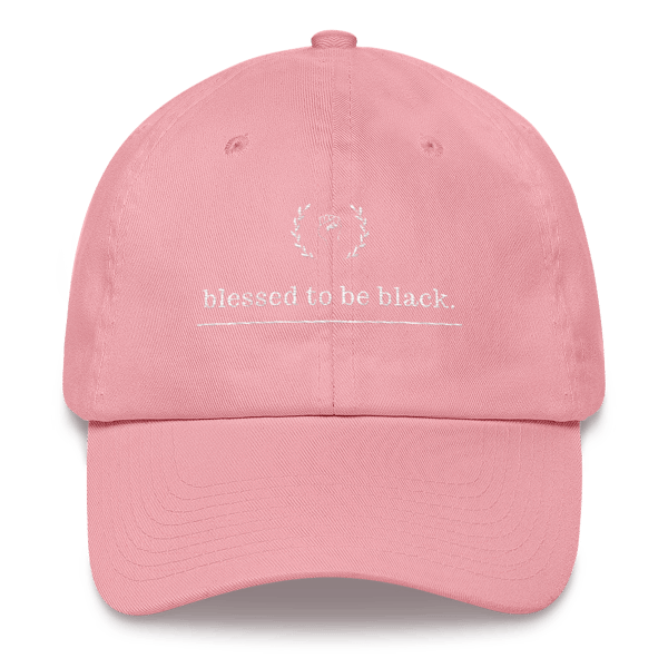 Image of Pink "Blessed" Hat