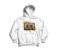 Personalized White "BeAt TaPe" Hoodie