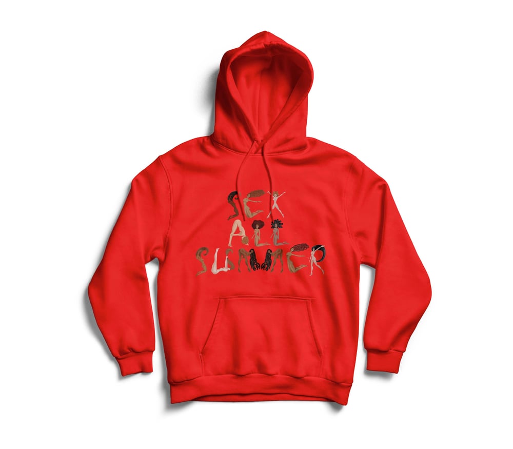 Image of Red "SeX All SumMeR" Hoodie