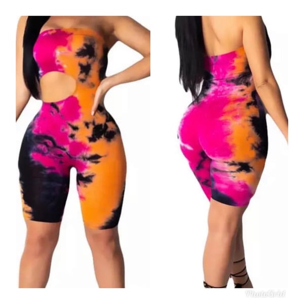 Image of Tye Dye Side Out Romper