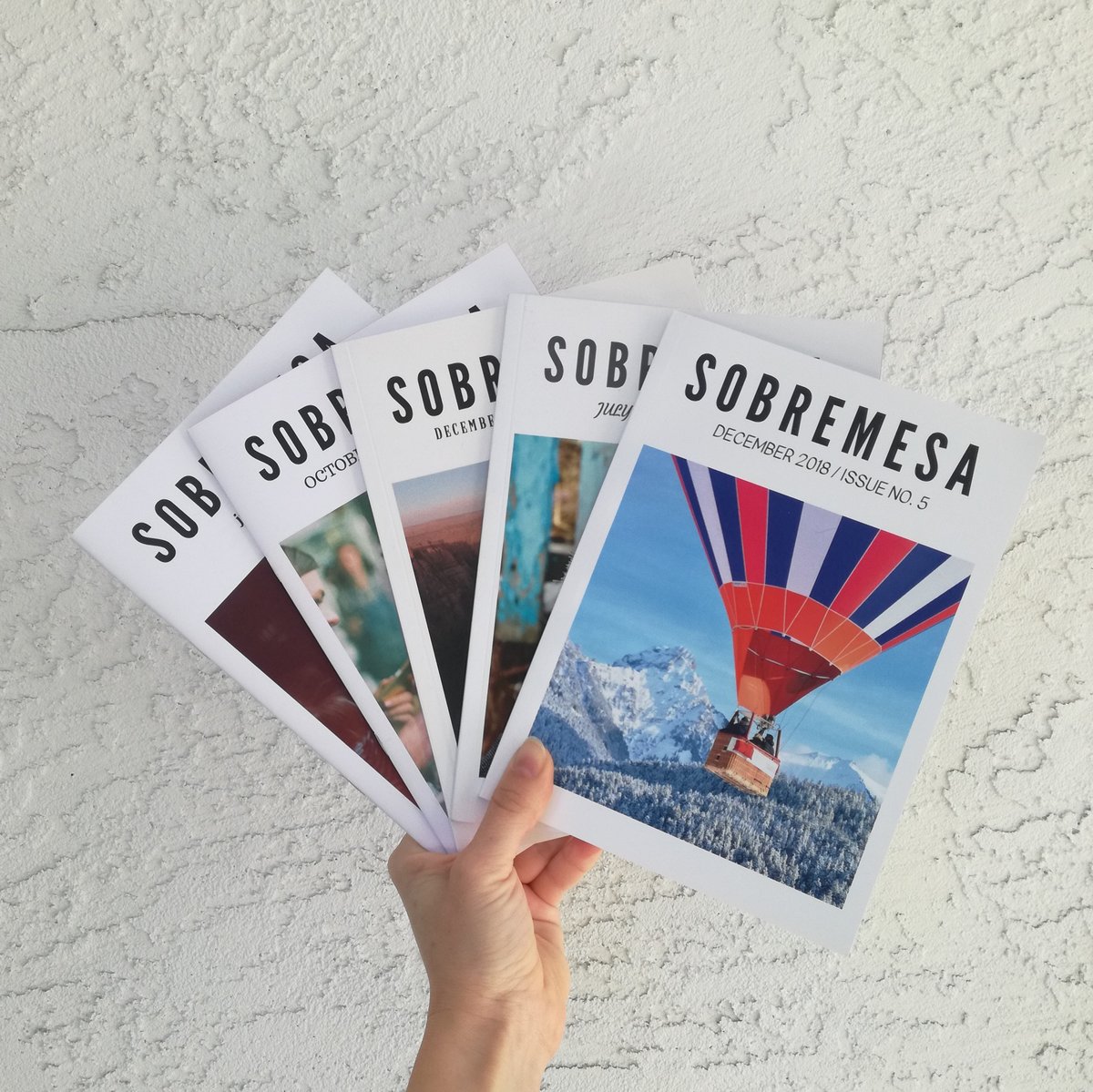 Image of Past issues of Sobremesa (Edition 1, Issue 1-5)