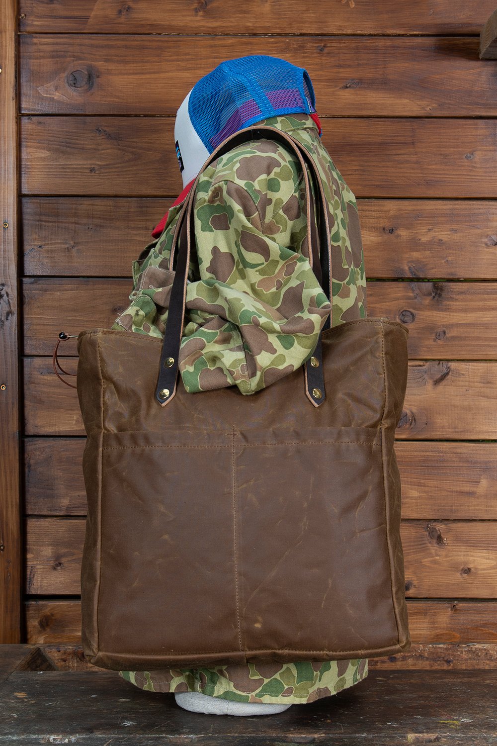 Image of Shopper - Waxed canvas collection - 4 colours available
