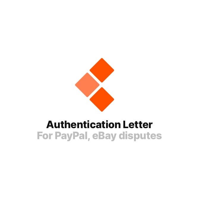 Image of Authentication Letter
