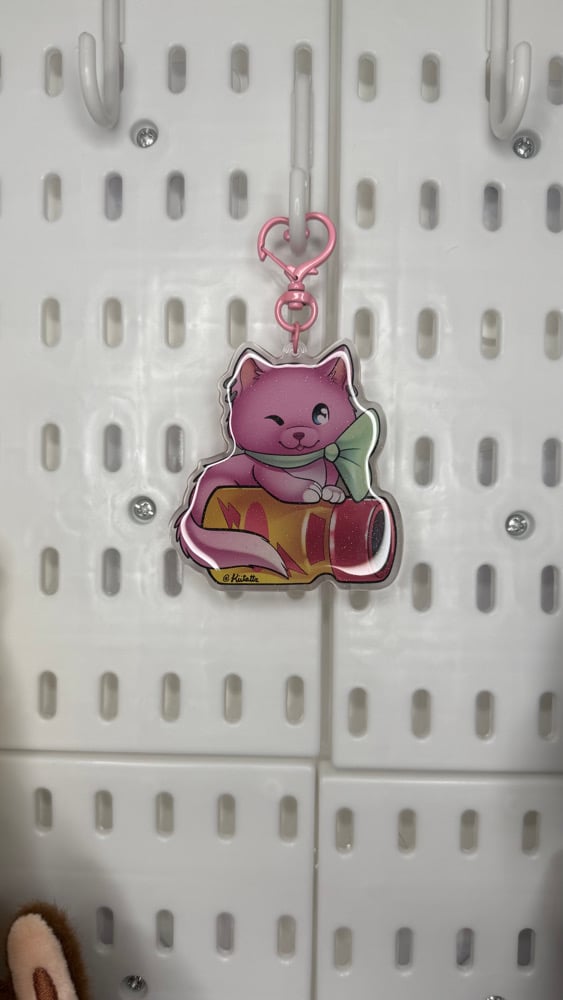 Image of Cat Poppers Keyring 