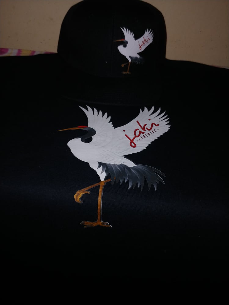 Image of JaKi- Identify With Fly Crane Tee and Hat set