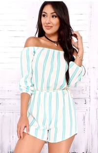 Off Shoulder Romper