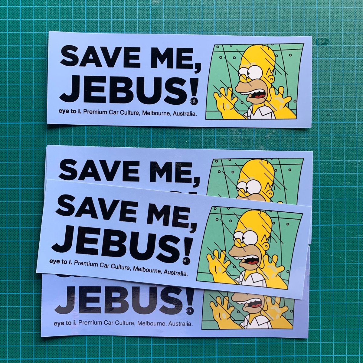 Image of Jebus Slap Sticker (Series 3)