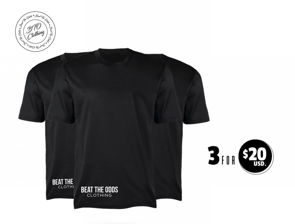 Image of Black Tee Pack 