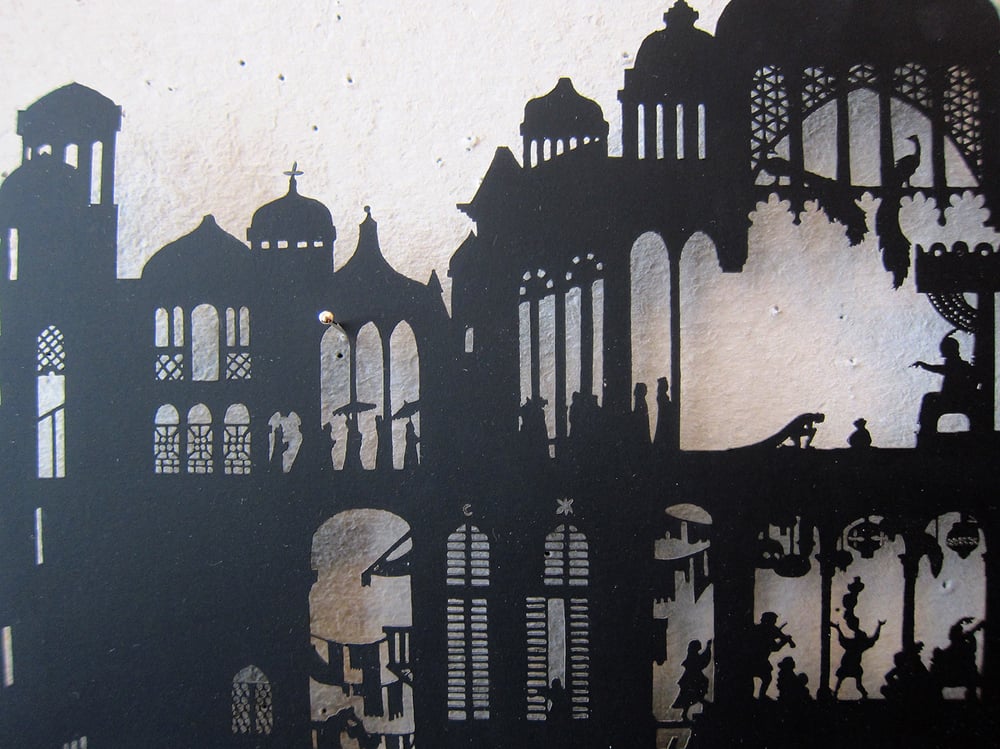 Image of Nylmah lasercut: pages two, three and four