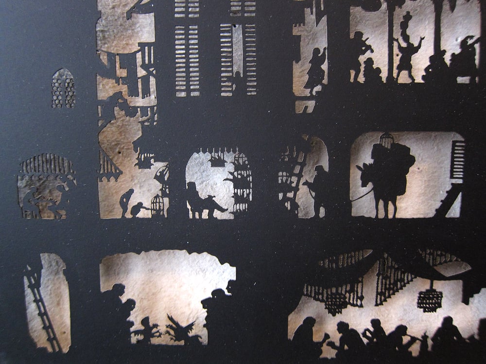 Image of Nylmah lasercut: pages two, three and four