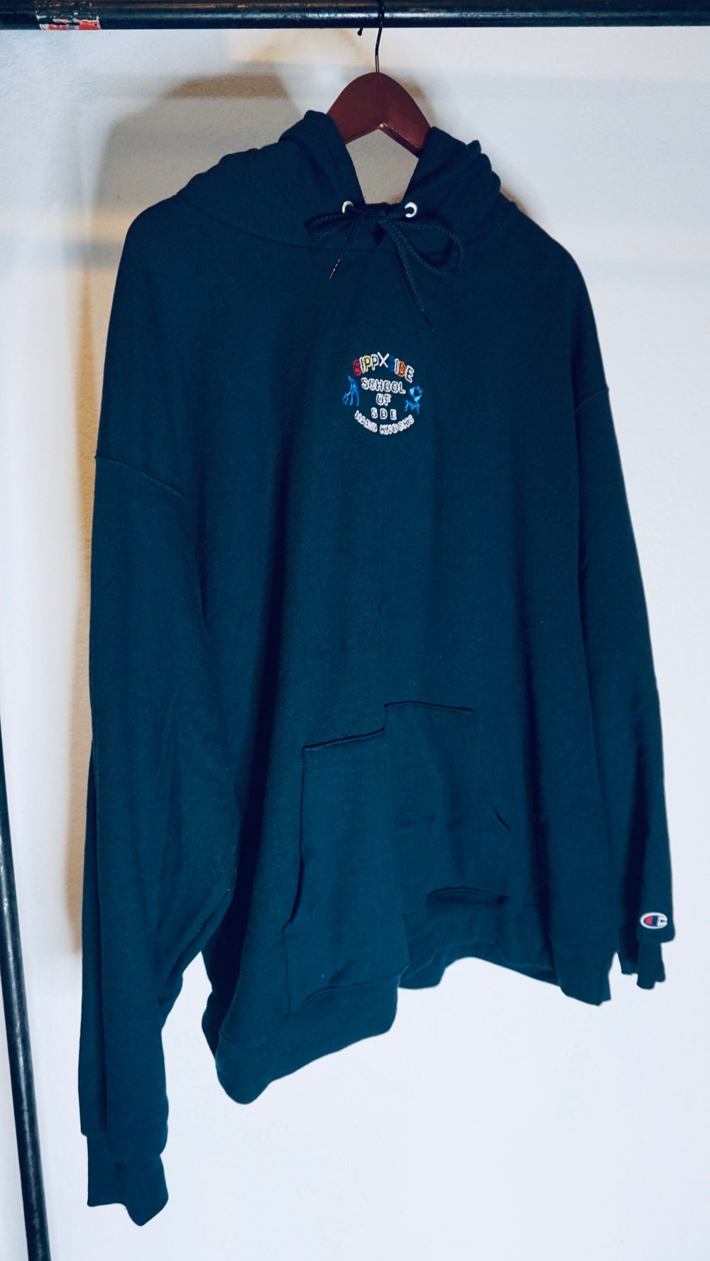 SIPP x SIDE school of hard knocks stitched  Hooides