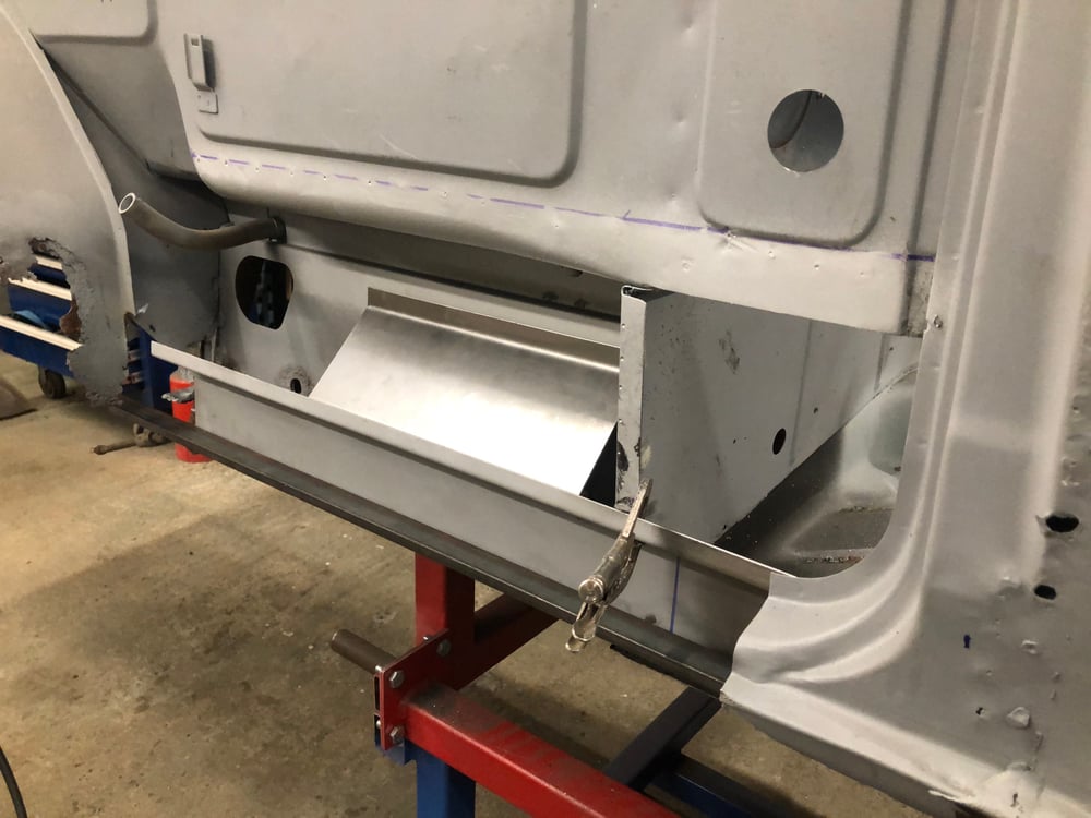 VW MK1 Caddy Pickup Rear Inner Sill Filler Reinforcement Repair Section Panel