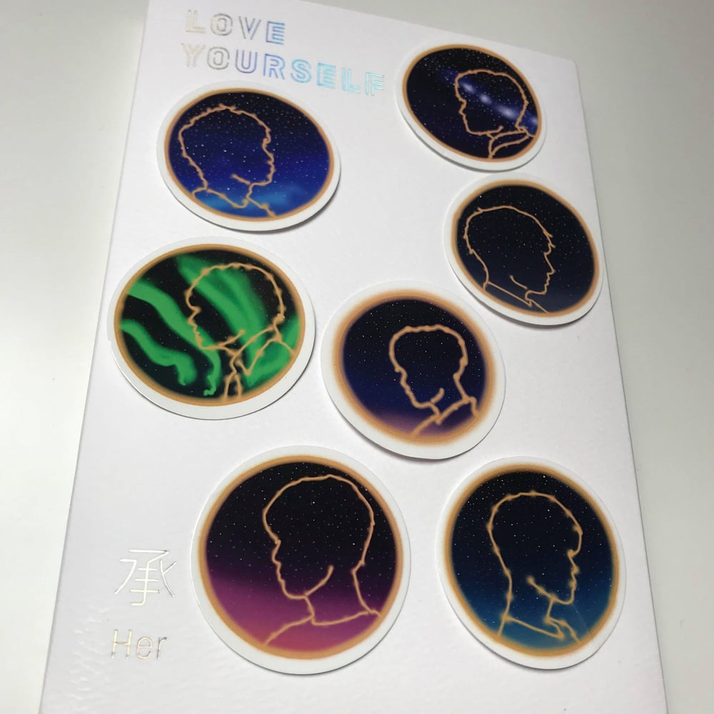 Image of BTS Star Boys Stickers 