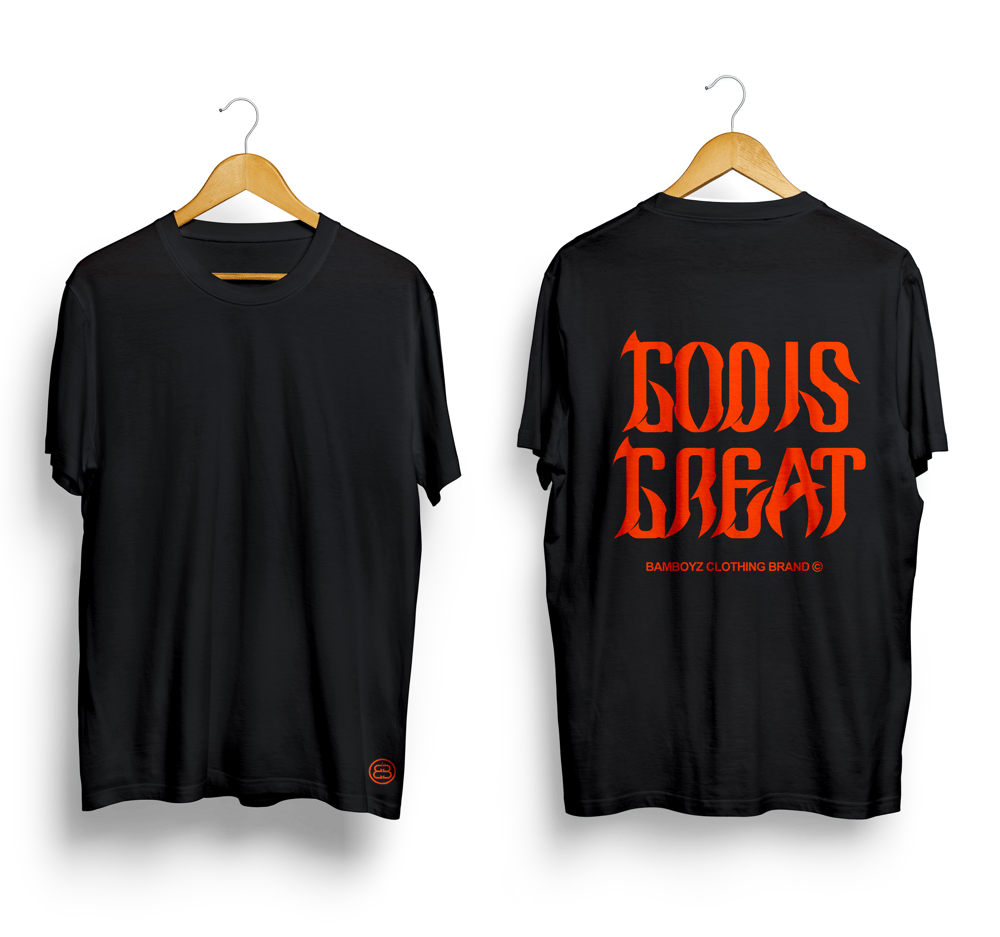 Image of God is Great Black T Shirt 