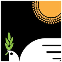 Image 5 of Peacebird Silkscreen Peace Dove Print 