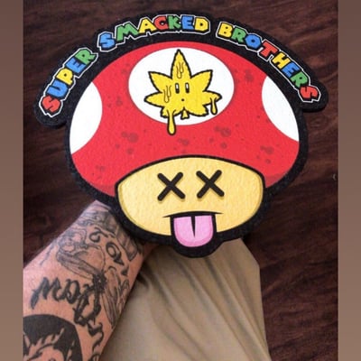 Image of Super Smacked Shroom Mood Matts XL 