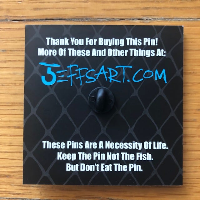 Rainbow Trout Hat/Lapel Pin