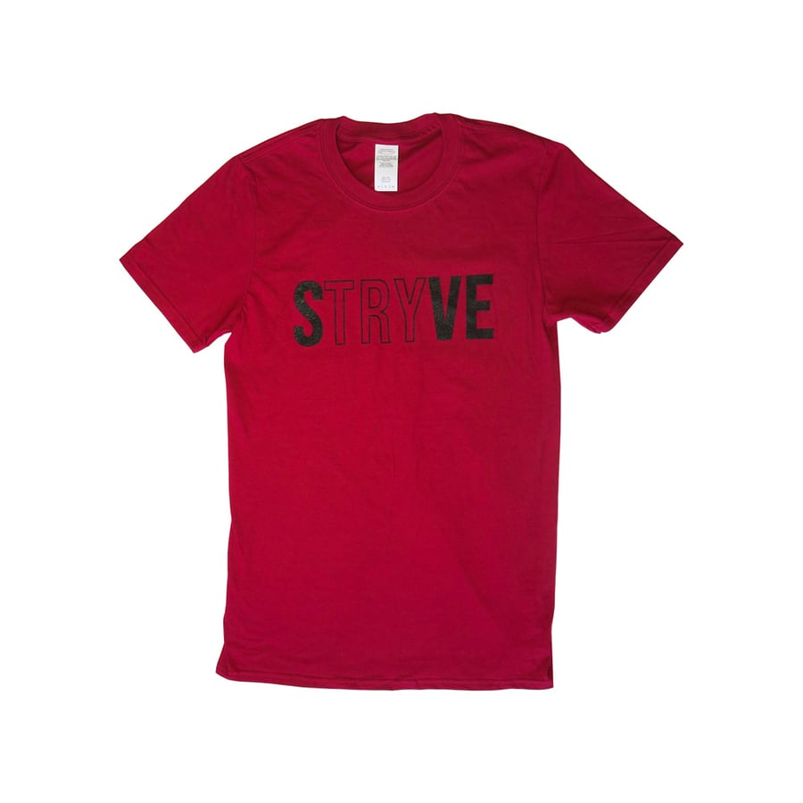 Image of Red STRYVE T-shirt