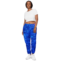 Image 3 of Blue unisex track pants 