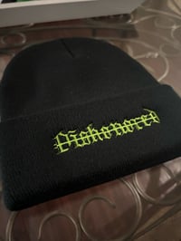 Green logo beanie