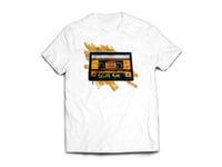 Adult White Personalized "BeAt TaPe" Tee
