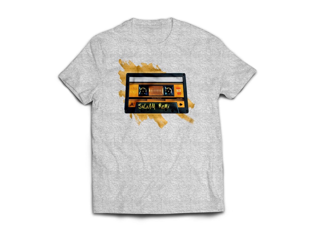 Image of Adult Grey Personalized "BeAt TaPe" Tee