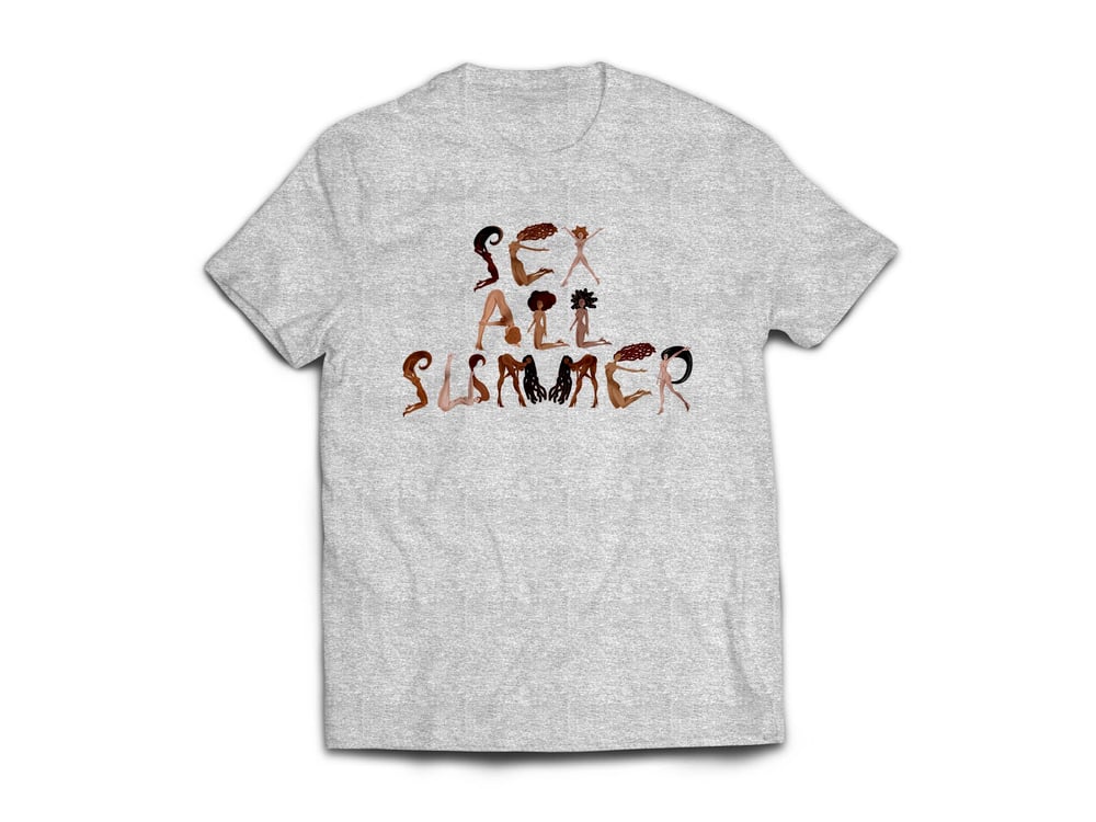 Image of Adult Grey "SeX All SumMeR" Tee